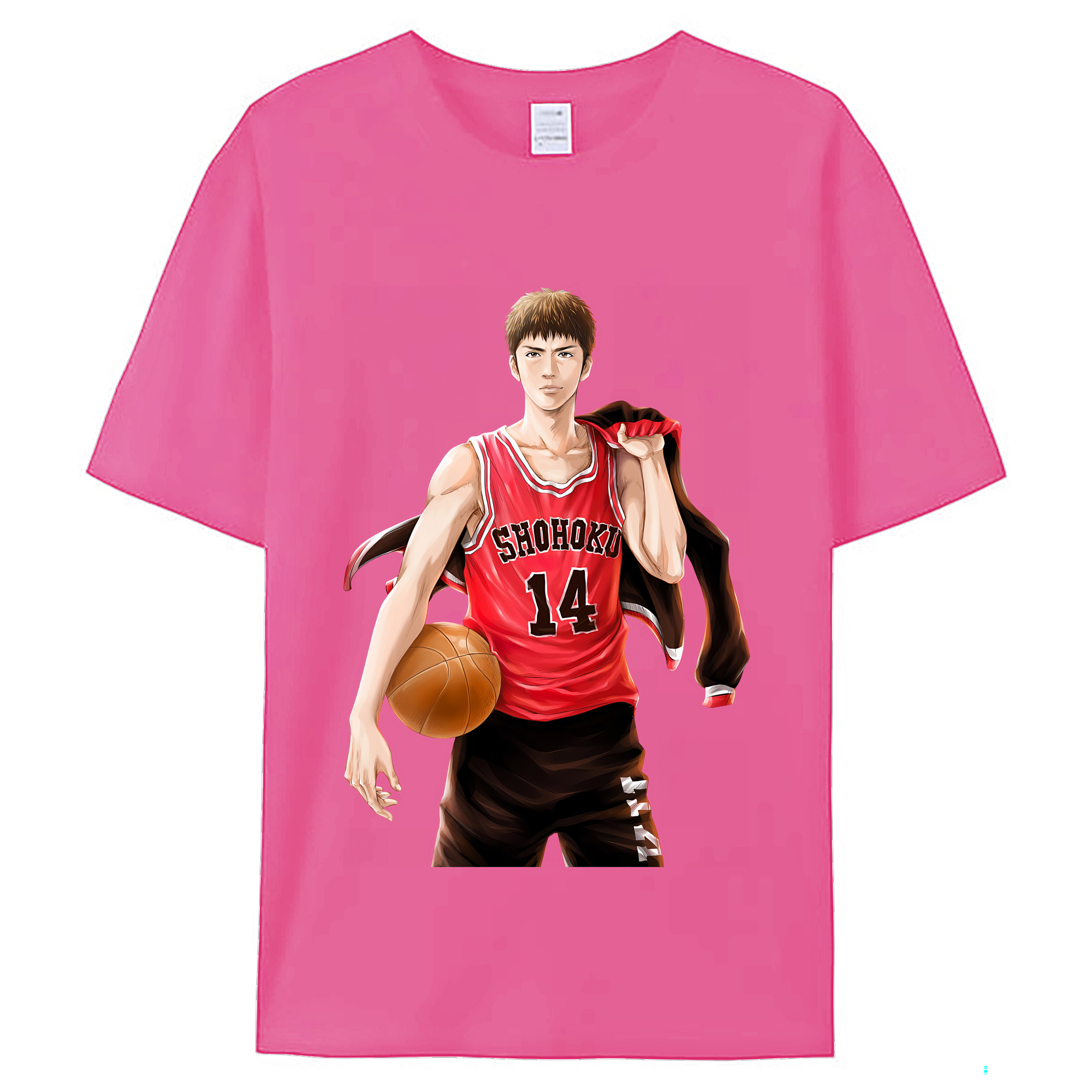 （画像用） SLAM DUNK／スラムダンク レディースカジュアルプリントTシャツ（綿100％）